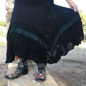 Black India Dancing Skirt